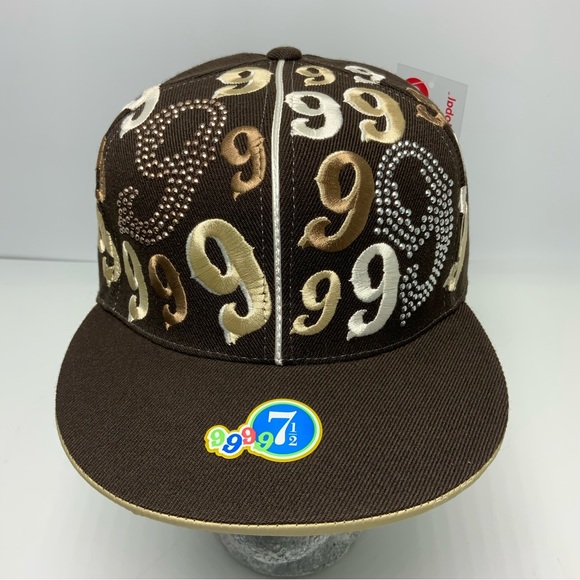 Gino Green Global Brown Studded 59FIFTY Hat - Picture 5 of 5